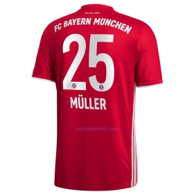 Maillot de Foot Bayern Munich Thomas Muller 25 Domicile 2020-21